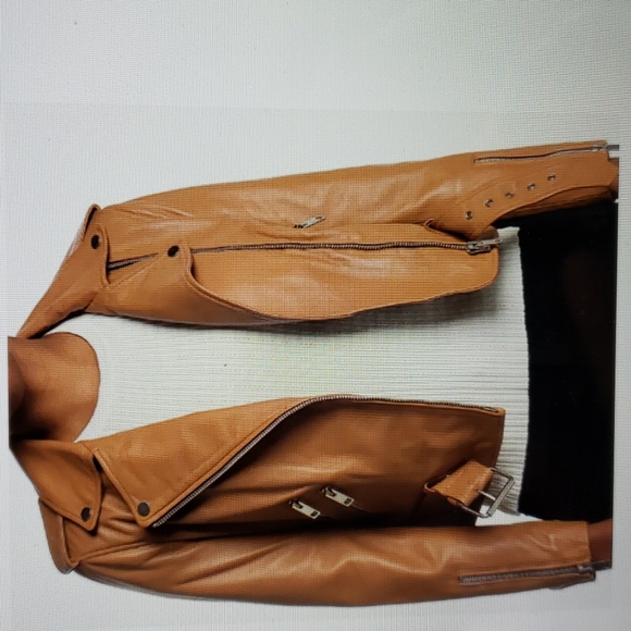 NEW Walter Baker Allison Leather Moto Jacket - Picture 9 of 12